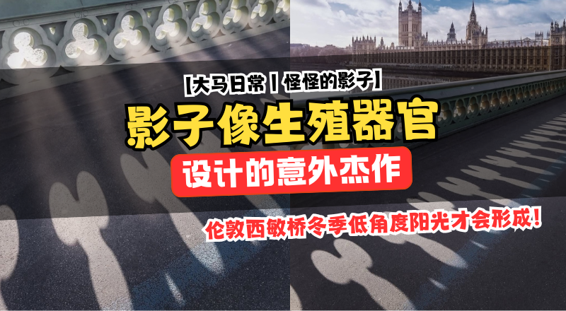 伦敦这座桥的影子太有想象力？网友直接笑疯！