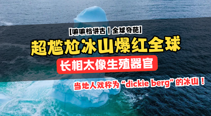 “超尴尬冰山”爆红全球，长相太离谱，连小镇名字都刚好对上！