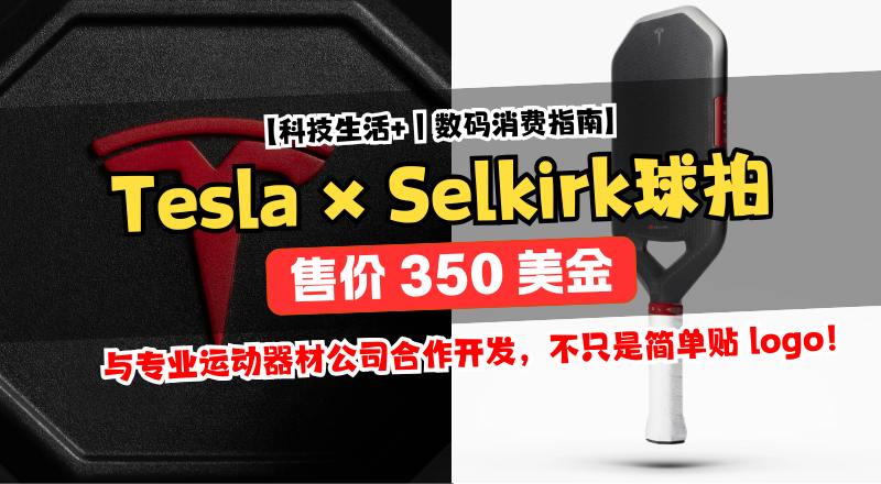 Tesla 越来越不只卖车？从 Pickleball 球拍、生活周边到家用能源一网打尽！